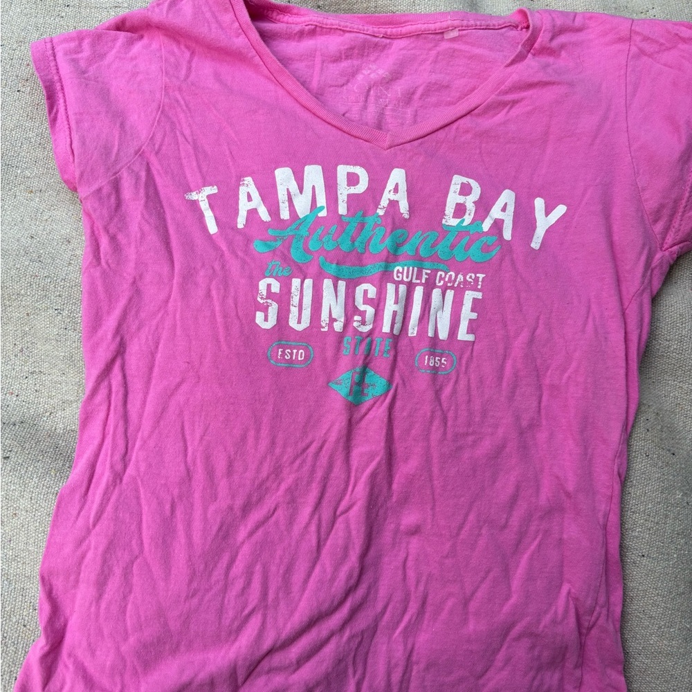 Tampa Bay Authentic Pink Tee